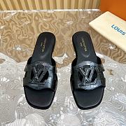 Louis Vuitton LV Isola Flat Mule Crocodile Black - 3