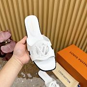 Louis Vuitton LV Isola Flat Mule White - 2