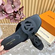 Louis Vuitton LV Isola Flat Mule Black - 5