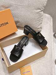 Louis Vuitton LV Black Heel 5cm - 1