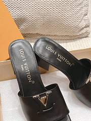 Louis Vuitton LV Black Heel 5cm - 5