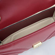 Gucci GG Marmont Mini Shoulder Bag Red Wine 22x13x6cm - 6