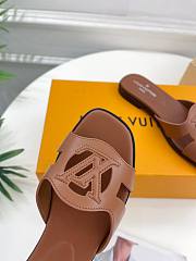 Louis Vuitton LV Isola Flat Mule Brown - 5