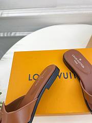 Louis Vuitton LV Isola Flat Mule Brown - 4