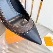 Louis Vuitton LV Signature Pumps Black Heel 10cm - 3