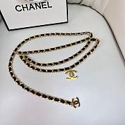 Chanel Black Belt Gold  - 1
