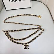 Chanel Black Belt Gold  - 4