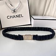 Chanel Black Belt 2cm - 1