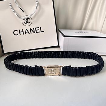 Chanel Black Belt 2cm