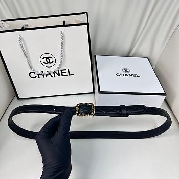 Chanel Black Belt 2cm 02