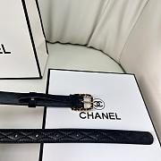 Chanel Black Belt 2cm 02 - 5