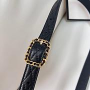 Chanel Black Belt 2cm 02 - 3