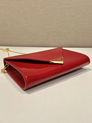 Prada Patent Leather Mini Bag Red 20x11.5cm - 4