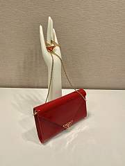 Prada Patent Leather Mini Bag Red 20x11.5cm - 2