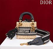 Dior Mini Lady Bag Wicker 17cm - 1