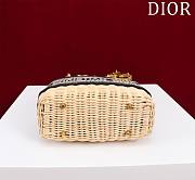 Dior Mini Lady Bag Wicker 17cm - 5