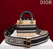 Dior Mini Lady Bag Wicker 17cm - 2