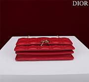 Dior Mini Miss Bag Cannage Lambskin Red 21 x 11.5 x 4.5 cm - 6