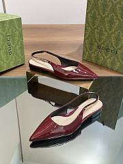 Gucci Signoria Ballet Flat Red Wine - 3