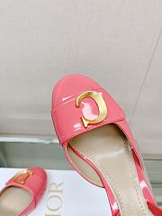 Dior C'est Slingback Pump Pink Patent Calfskin 8cm - 2