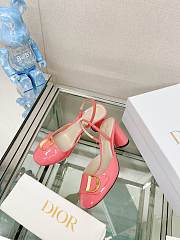 Dior C'est Slingback Pump Pink Patent Calfskin 8cm - 3