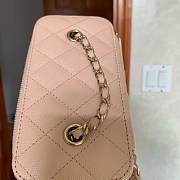 Chanel Beige Caviar Vanity Crossbody Bag 22C 17cm - 5