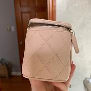 Chanel Beige Caviar Vanity Crossbody Bag 22C 17cm - 3