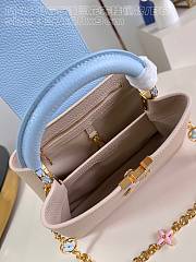 Louis Vuitton LV Capucines BB Beige Blue 26.5 x 17.5 x 9 cm - 4