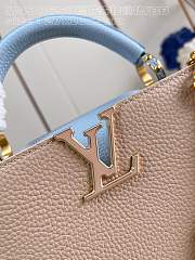 Louis Vuitton LV Capucines BB Beige Blue 26.5 x 17.5 x 9 cm - 2
