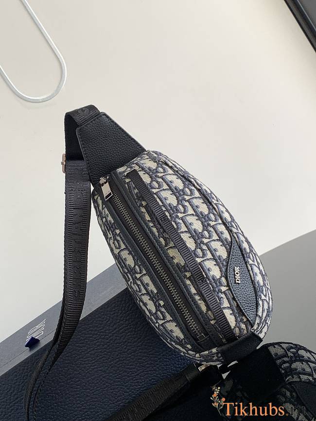 Dior Scarab Bag Beige Black Oblique 28 x 12.2 x 3.8 cm - 1