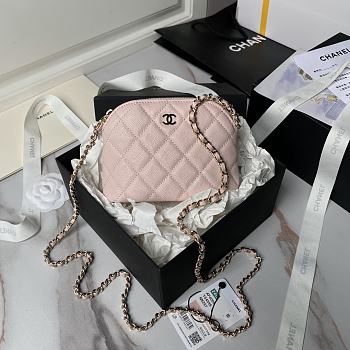 Chanel Clutch With Chain Caviar Pink 16x11x2.5cm