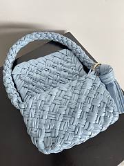 Bottega Veneta Kalimero Città Blue 25x18x5.5cm - 5