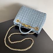 Bottega Veneta Small Andiamo Blue 25x22x10.5cm - 2