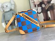 Louis Vuitton LV Chess Messenger Blue Bag 24 x 24 x 8 cm - 5