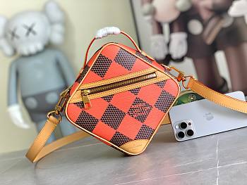 Louis Vuitton LV Chess Messenger Orange Bag 24 x 24 x 8 cm