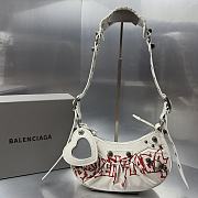 Balenciaga Le Cagole XS Shoulder Bag White 26x16x10cm - 1