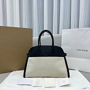 The Row Soft Margaux 15 Bag Canvas Leather 38.5x16x30cm - 1