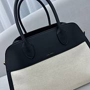 The Row Soft Margaux 15 Bag Canvas Leather 38.5x16x30cm - 4