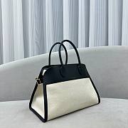 The Row Soft Margaux 15 Bag Canvas Leather 38.5x16x30cm - 3