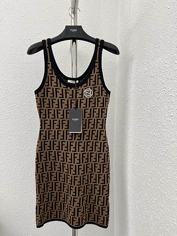 Fendi Brown Dress 02