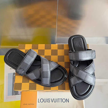 Louis Vuitton LV Venice Mule in Monogram Eclipse