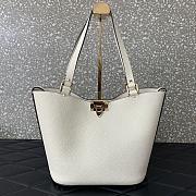 Valentino Garavani Rockstud Tote Bag White 26x11x24cm - 1