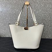 Valentino Garavani Rockstud Tote Bag White 26x11x24cm - 4