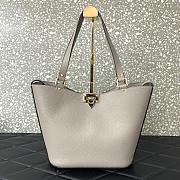 Valentino Garavani Rockstud Tote Bag Grey 26x11x24cm - 1