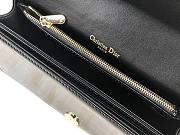 Dior Lady Pouch Patent Black Bag 21.5 x 11.5 x 3 cm - 2
