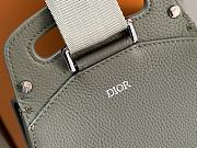 Dior Gallop Sling Bag Khaki Grained Calfskin 19 x 27.5 x 11.5 cm - 4