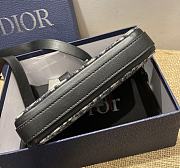 Dior Oblique Galaxy Beige Black 19x14x4cm - 6