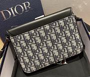 Dior Oblique Galaxy Beige Black 19x14x4cm - 3