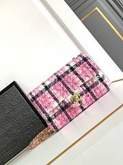 Chanel Small Flap Bag Pink White 20cm - 1