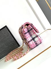 Chanel Small Flap Bag Pink White 20cm - 2